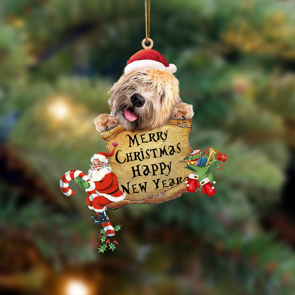 Wheaten Terrier-Christams &amp; New Year Two Sided Ornament