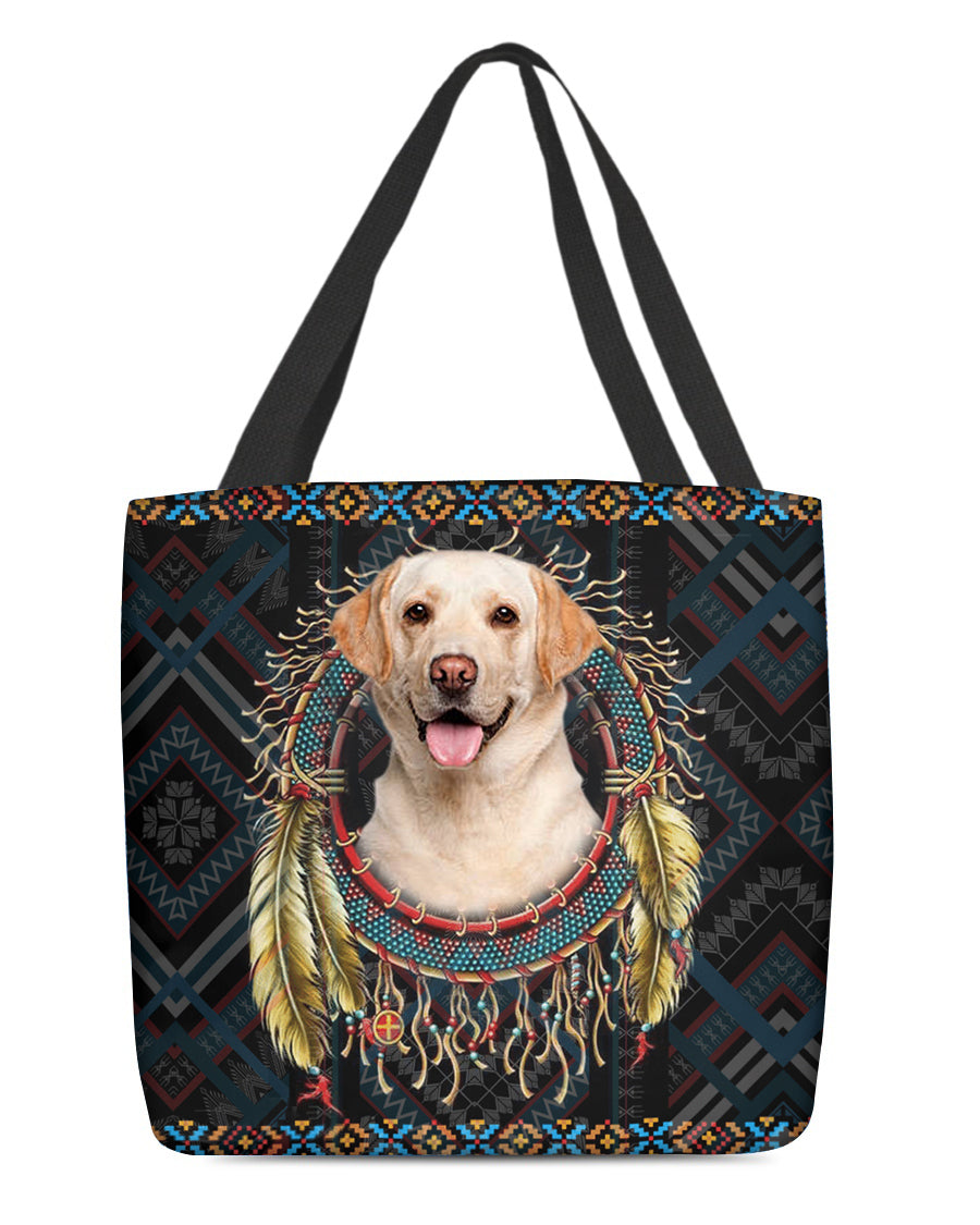 White Labrador Retriever  In Dreamcatcher Cloth Tote Bag