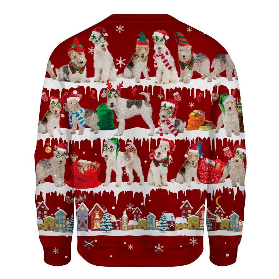 Wire Hair Fox Terrier - Snow Christmas - Premium Sweatshirt