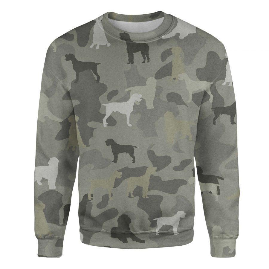 Wirehaired Pointing Griffon - Camo - Premium Sweatshirt