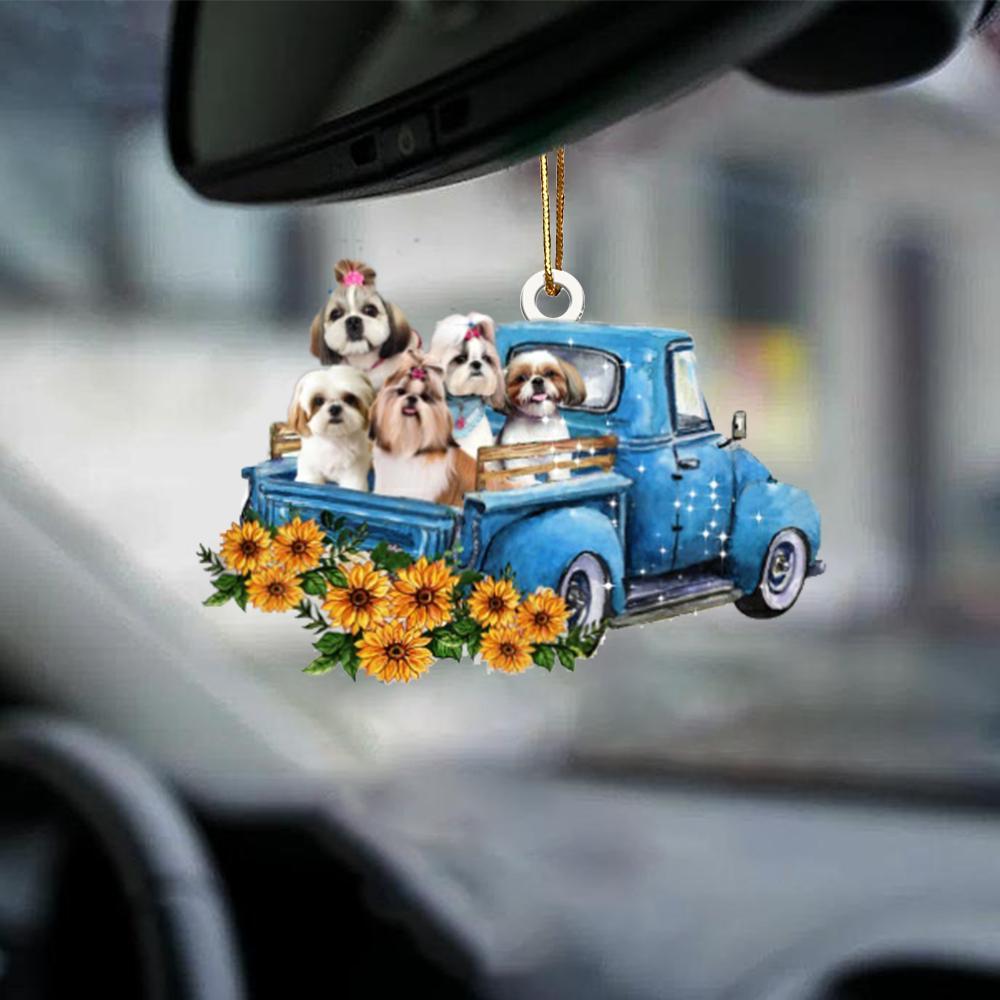 Shih Tzu -Take The Trip Classic- Two Sided Ornament