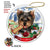 Yorkie 2 Porcelain Hanging Ornament