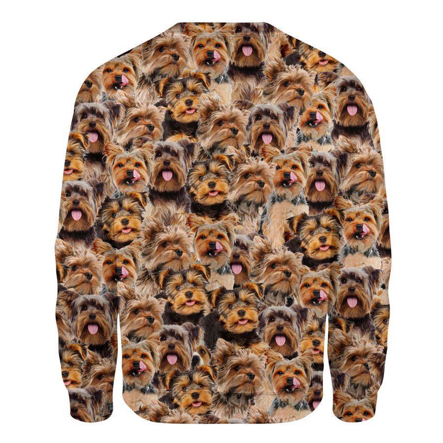 Yorkshire Terrier - Full Face - Premium Sweatshirt
