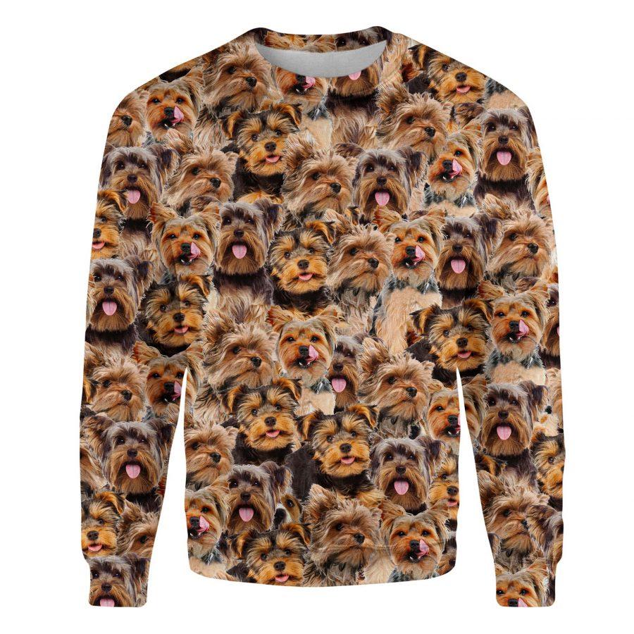 Yorkshire Terrier - Full Face - Premium Sweatshirt