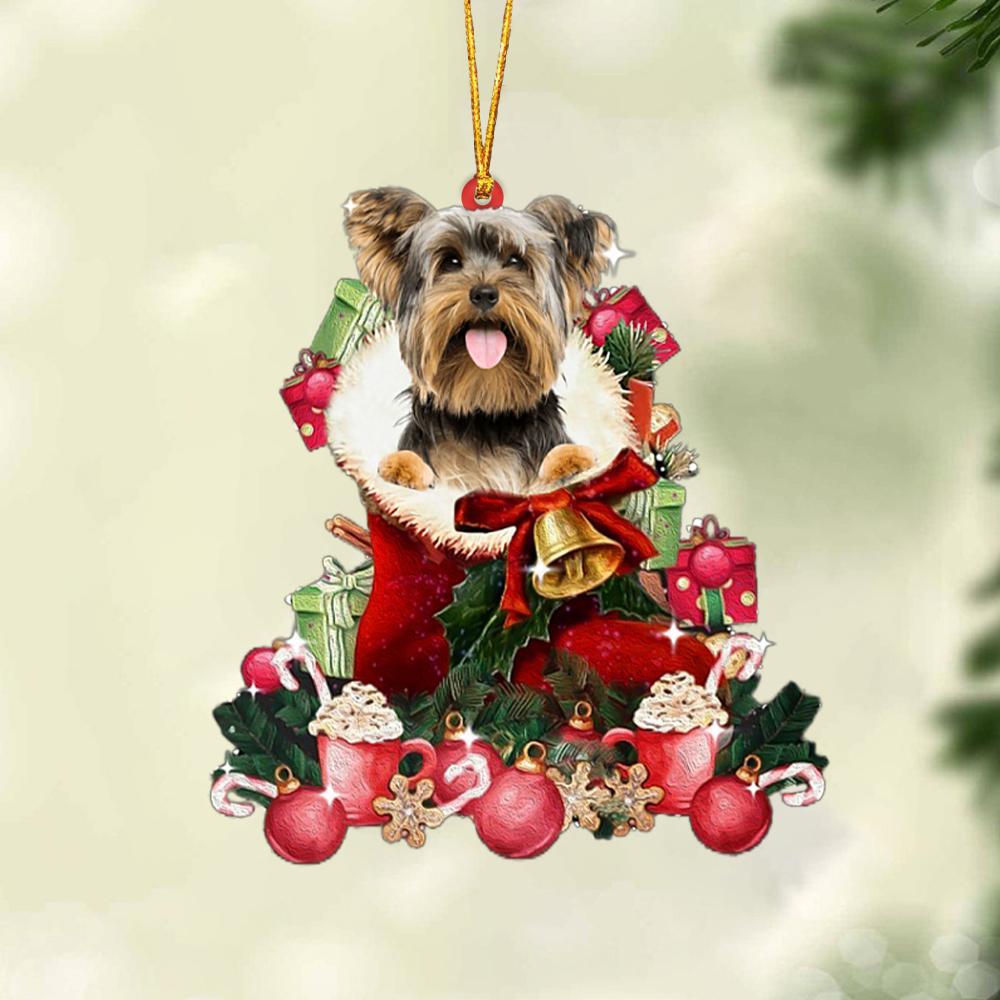 Yorkshire 1-Red Boot Hanging Ornament