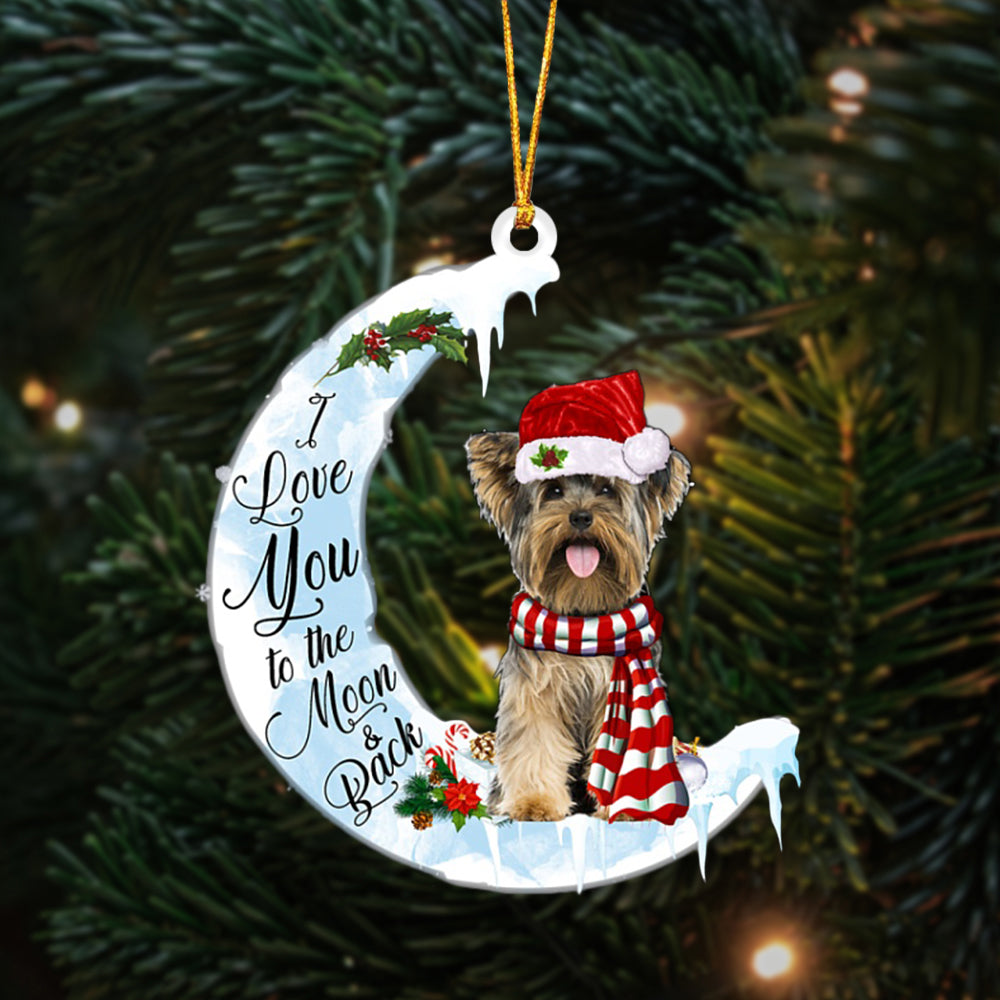 Yorkshire Terrier-I Love You-Two Sided Ornament