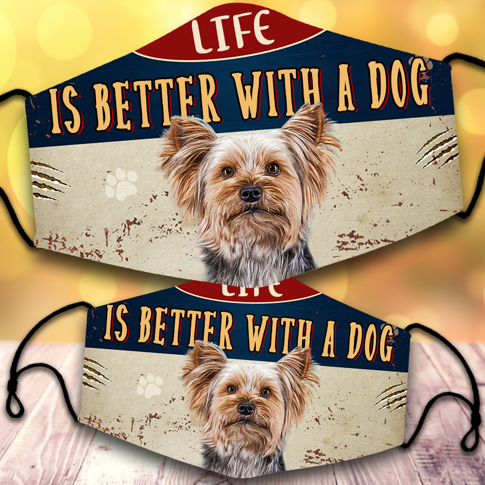 Yorkshire Terrier 2-Life Is Better With A Dog-Veil