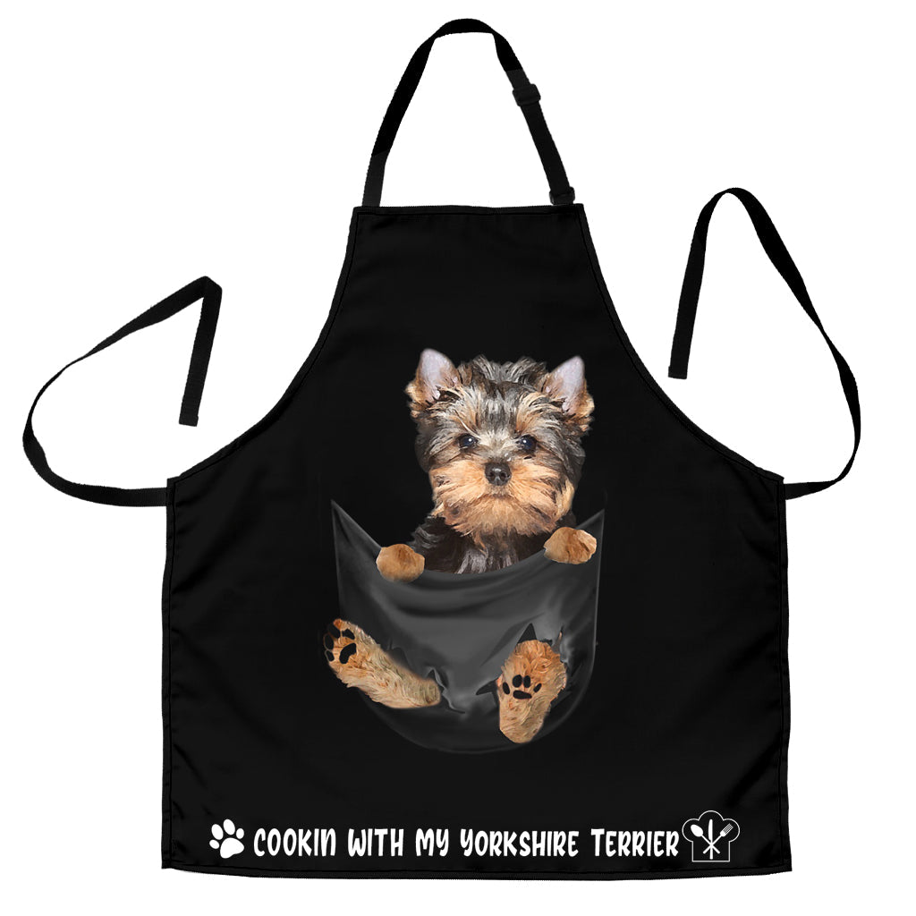 Yorkshire Terrier Cookin' With Me Apron