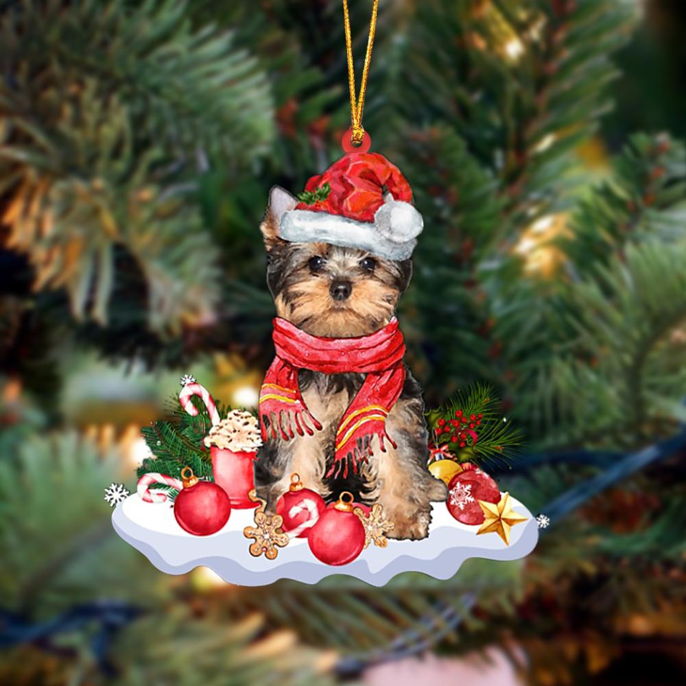 Yorkshire Terrier-Better Christmas Hanging Ornament