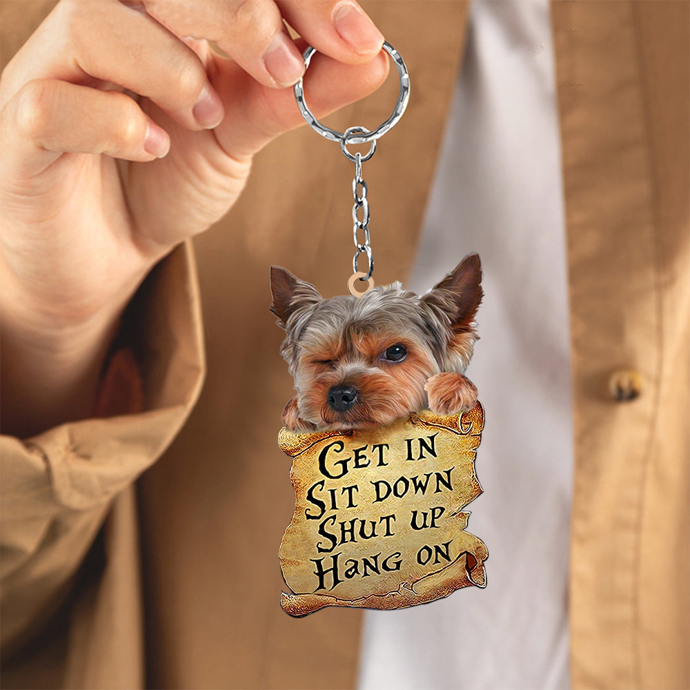 Yorkshire Terrier get in Keychain