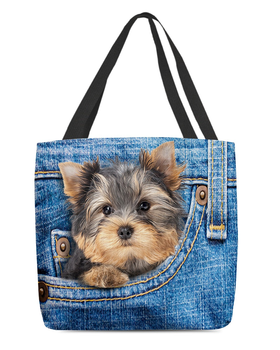 Yorkshire terrier-in pocket-Cloth Tote Bag