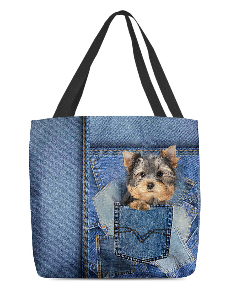 Yorkshire terrier1-in pocket2-Cloth Tote Bag