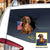 Personalized Dog And American Flag Independent Day Car Sticker Decal