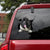 NEWFOUNDLAND CRACK CAR STICKER DOGS LOVER 7