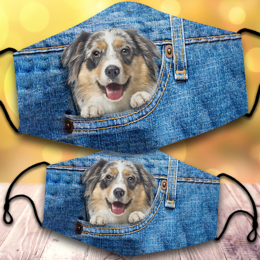 Australian Shepherd-In Pocket-Veil