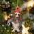Basset Hounds Christmas Shape Ornament