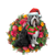 Bearded Collie Christmas Ornament