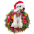 Bedlington Christmas Ornament