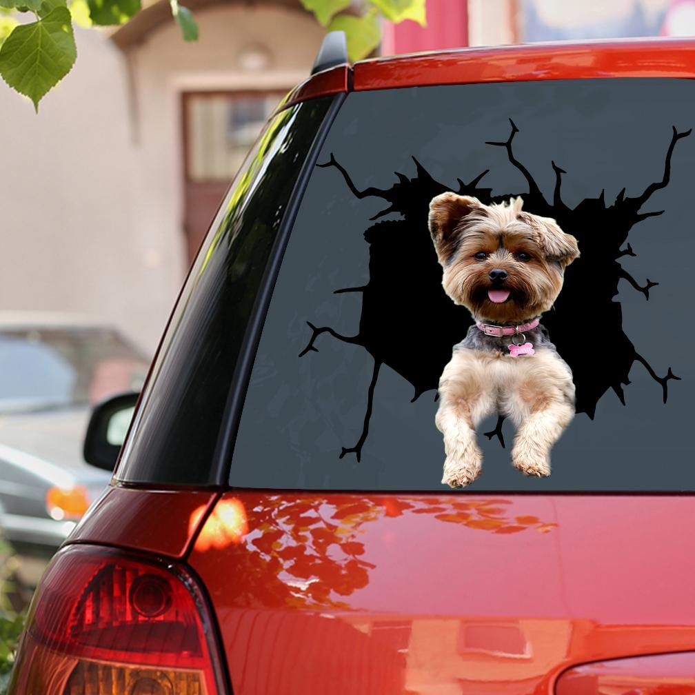 Yorkshire Terrier Car Sticker Lover 1