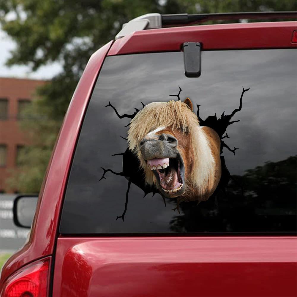 Horse Crack Car Sticker Cattle Lover (29)
