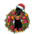 Black German Shepherd Christmas Ornament