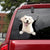 Golden Retriever Crack Car Sticker, Toilet Sticker, Fridge Sticker 26