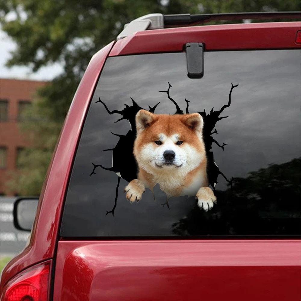 AKITA CRACK CAR STICKER 10