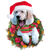 English Setter Christmas Ornament