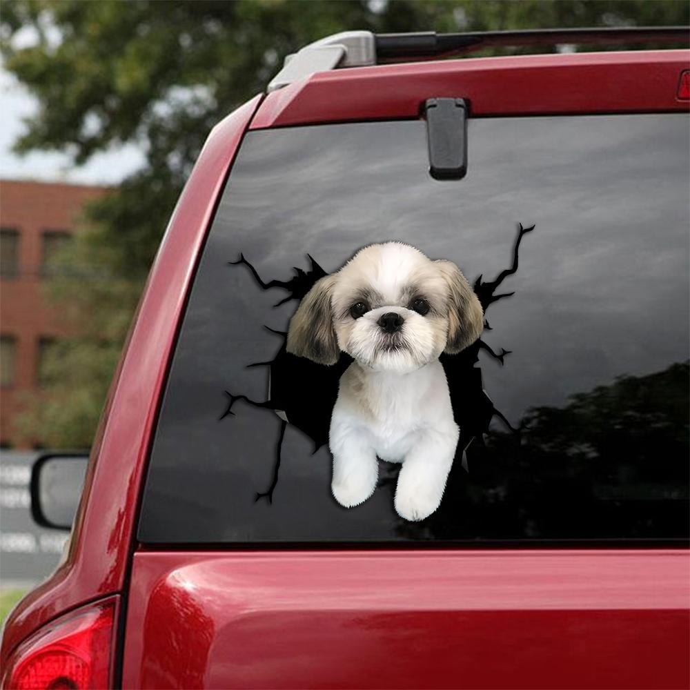 FUNNY SHIH TZU STICKER 5