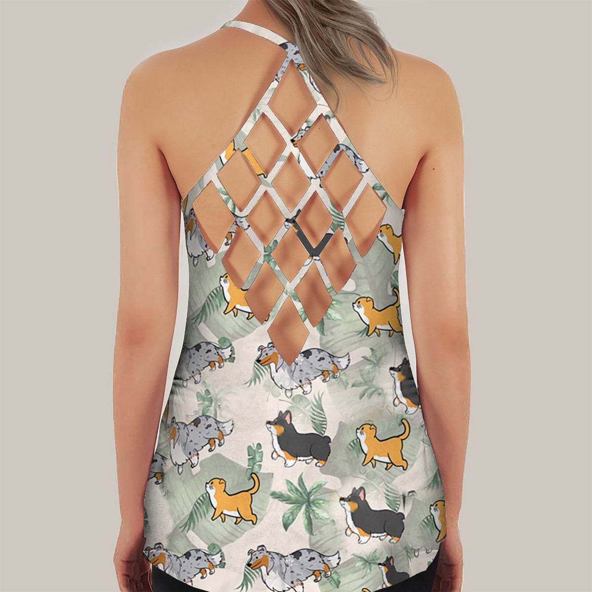 Dog &amp; Cat Hawaii Tank Top-Personalized Hawaii Tank Top
