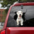 Miniature Schnauzer  Crack Car Sticker, Toilet Sticker, Fridge Sticker 13