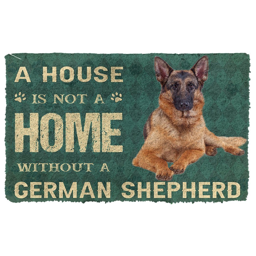 Noodever 3D A House Is Not A Home German Shepherd Dog Doormat