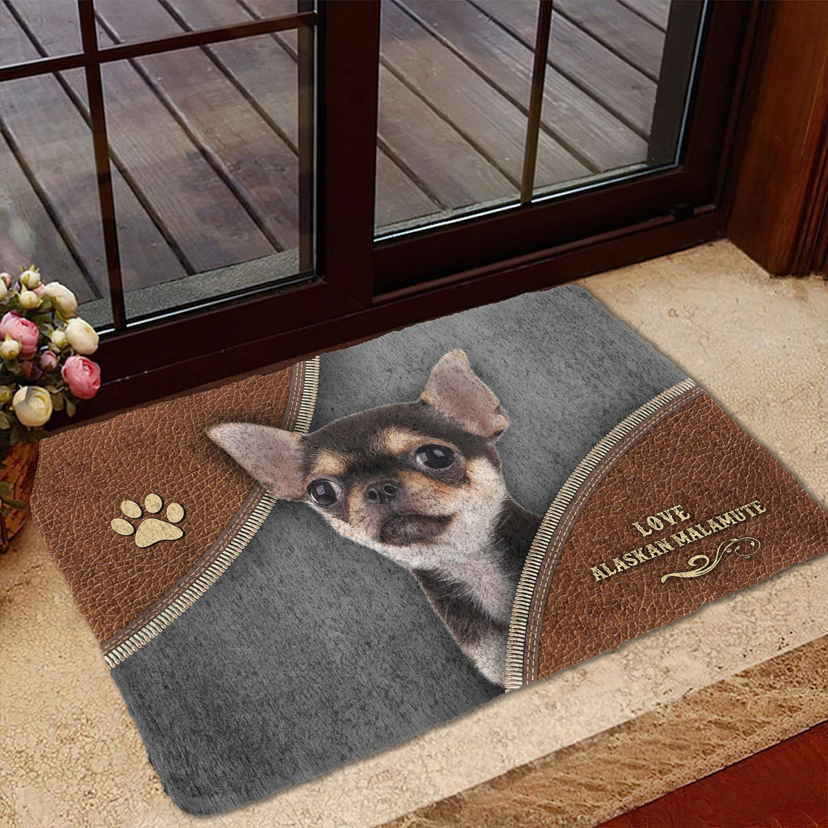 Noodever 3D Chihuahua Doormat