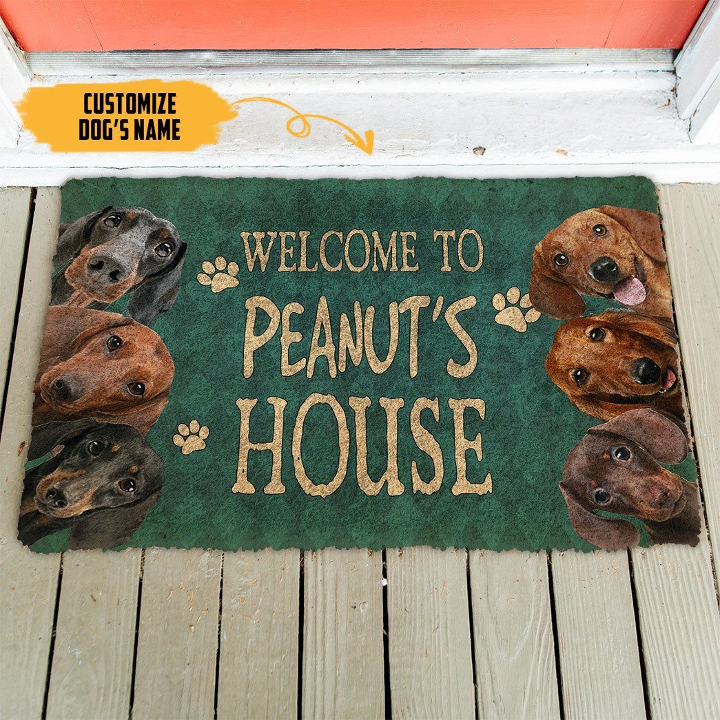 Noodever 3D Dachshund Welcome You Doormat