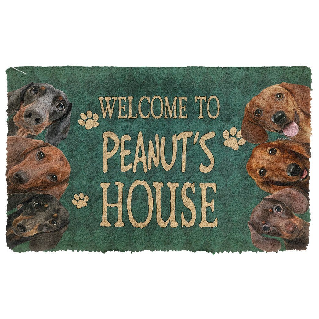 Noodever 3D Dachshund Welcome You Doormat