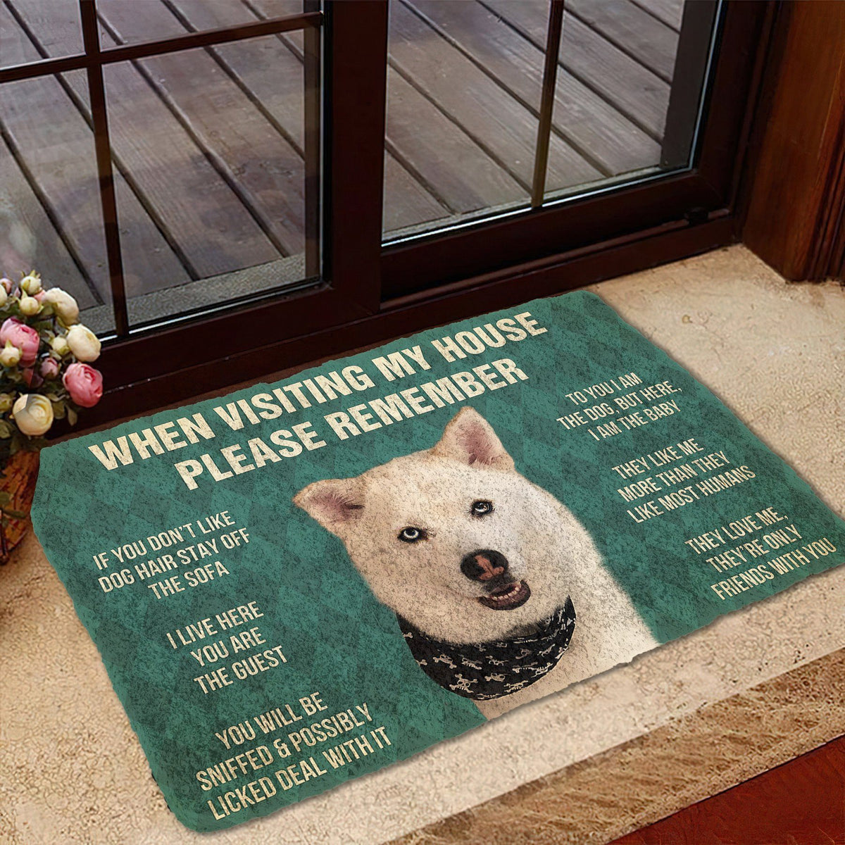 Noodever 3D Dog Doormat