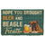 Noodever 3D Hope You Brought Beer And Boxer Treats Doormat