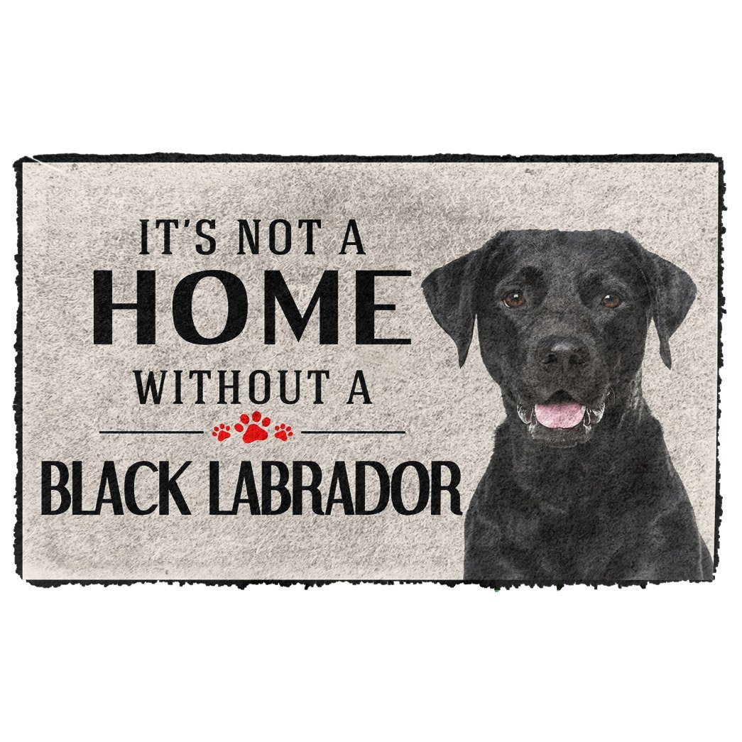 Noodever 3D Its Not A Home Without A Black Labrador Doormat
