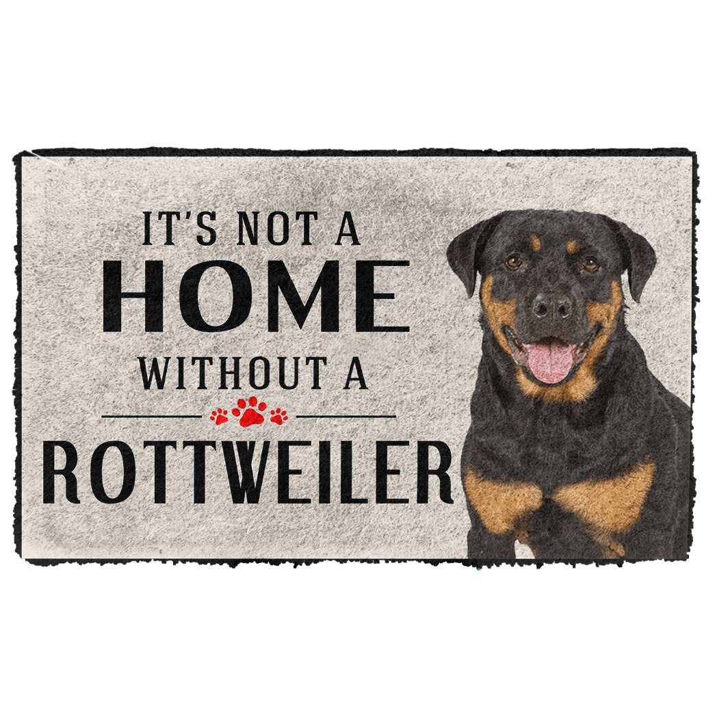Noodever 3D Its Not A Home Without A Rottweiler Doormat