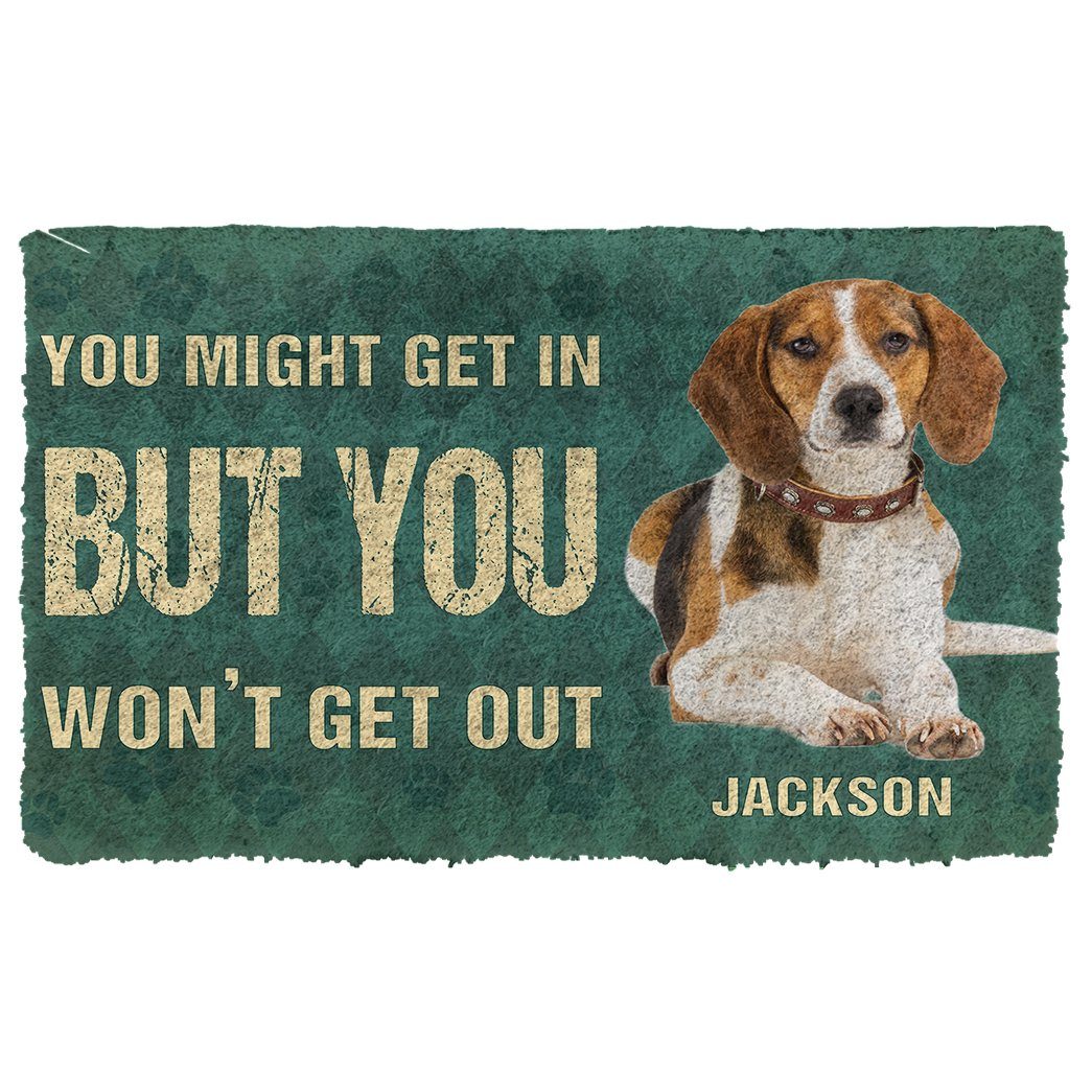 Noodever 3D Keep Door Closed Beagles Dog  Gender Doormat