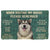 Noodever 3D Please Remember Alaskan Malamute Dogs House Rules Doormat