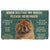 Noodever 3D Please Remember ChowChow Dog's House Rules Doormat