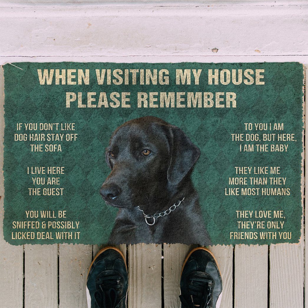 Noodever 3D Please Remember Doormat