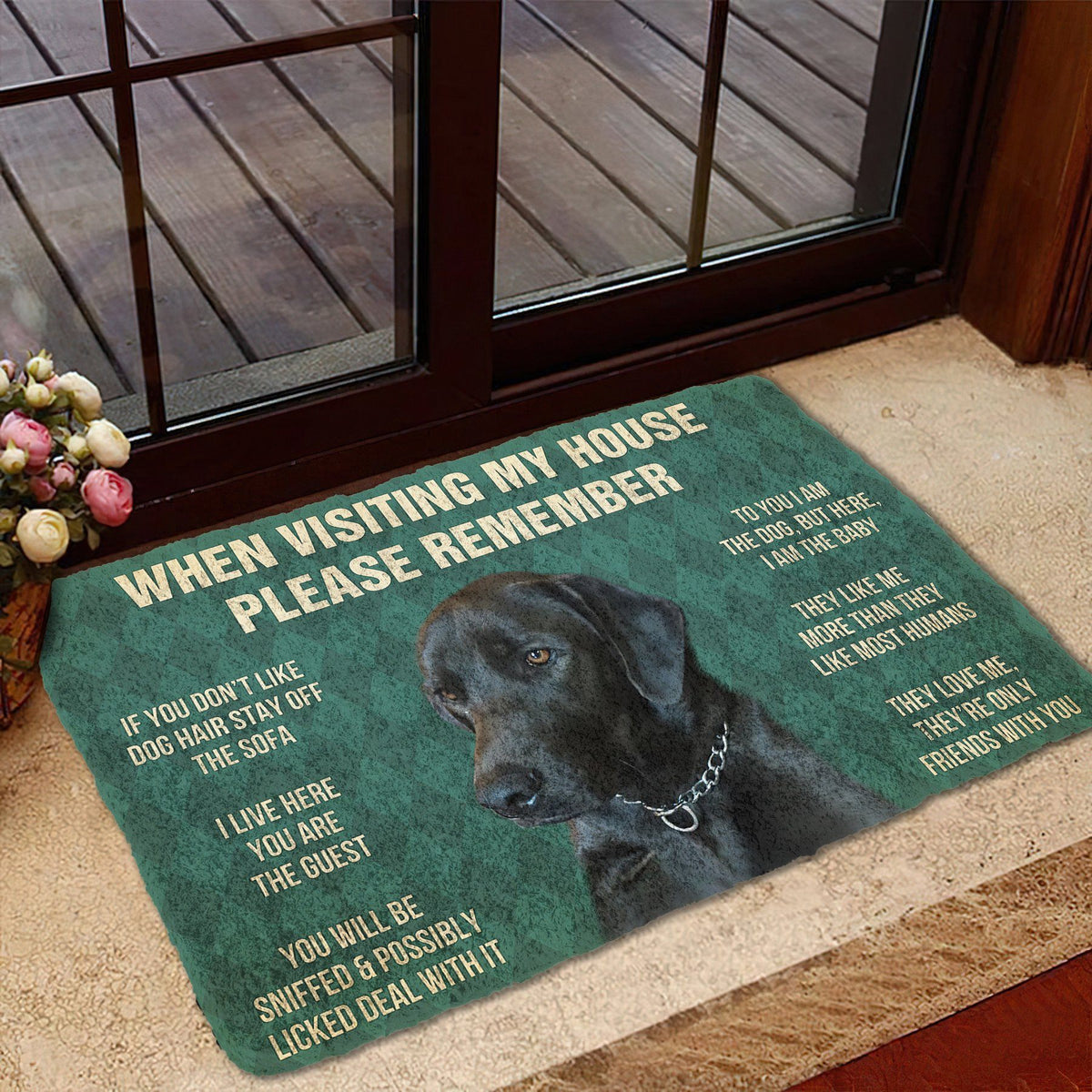 Noodever 3D Please Remember Doormat