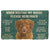 Noodever 3D Please Remember Nova Scotia Duck Tolling Retriever House Rules Doormat