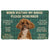 Noodever 3D Please Remember Poodle Dog's House Rules Doormat