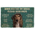 Noodever  3D Please Remember Saluki Dogs House Rules Doormat