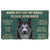 Noodever  3D Please Remember Siberian Husky Dogs House Rules Doormat