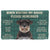 Noodever 3D Please Remember Standard Schnauzer Dogs House Rules Doormat