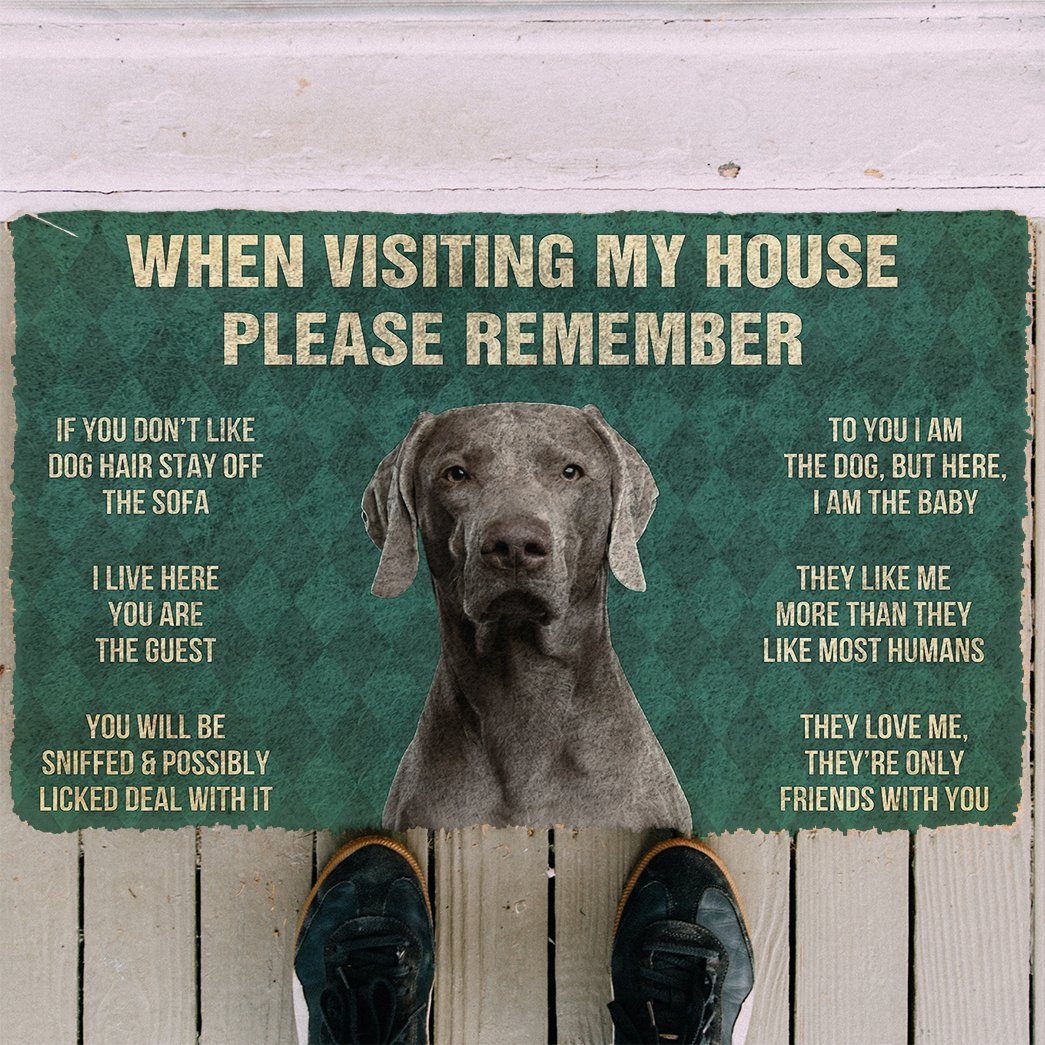 Weimaraner doormat store